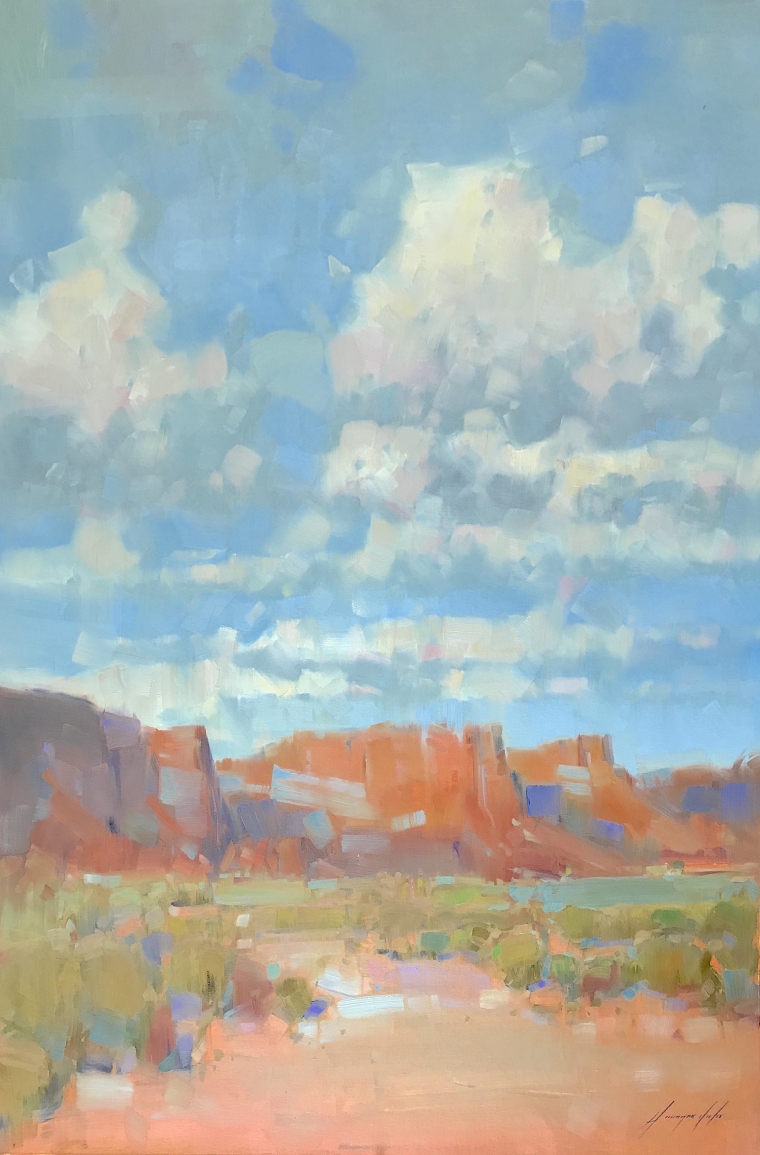 Canyon Desert, Original oil Painting, Handmade artwork, One of a Kind   